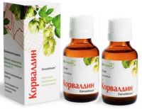 2 bottles of 25 ml Corvaldine Farmak Drops, Free Shipping