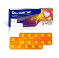 20 tablets Corvaltab tablets No. 20 Acino, Switzerland, Free shipping