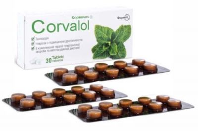30 tab. Corvalol Farmak, 3 blisters of 10 tablets. Free shipping
